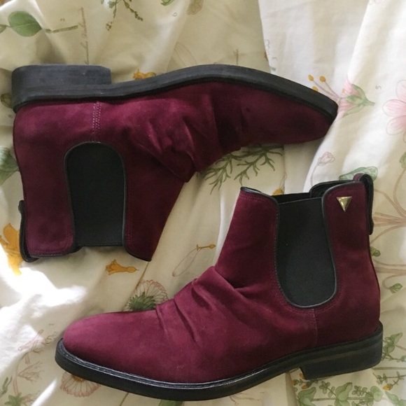 guess velvet boots